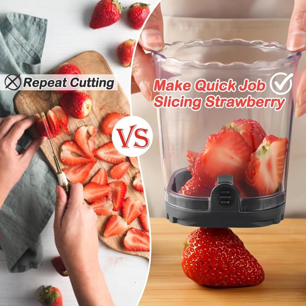 Easy To Use Fruit Slicer Cup Manua Fruit Vegetable Divider Portable Watermelon Cutter  Egg Slicers