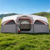 Two-Room Tent Foldable with Storage Bag Sturdy for Family