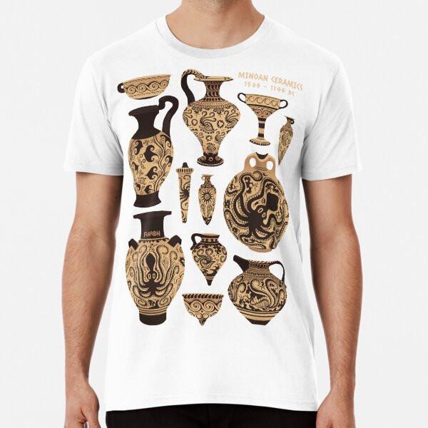 

Late Minoan Ceramics S to 5XL Made in the AU/USA T-Shirt 2XL