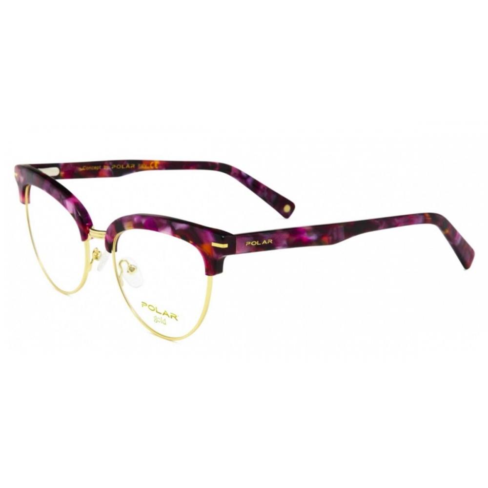 

Polar Gold 21 408 Women Eyeglasses Gold Purple Havana/54