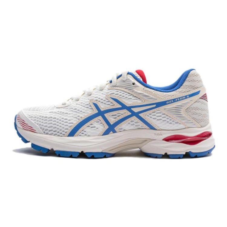 

Asics Gel-Flux 4 GS Comfortable Lightweight Stable Daily Outdoor Sports Running Shoes Kids Sneakers White Blue 1014A321-101 35.5