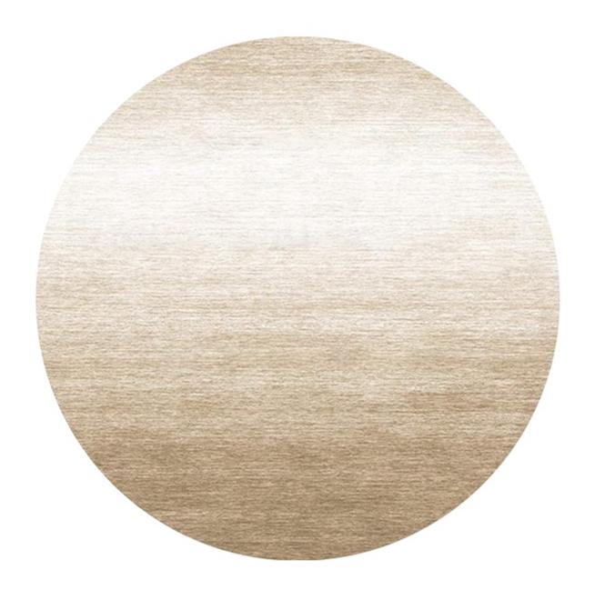 Cream Style Bedroom Decor Round Carpet Light Luxury Carpets for Living Room Anti-slip Lounge Plush Floor Mat Home Thick Soft Rug