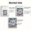 Arcane Season 2D Flat Pattern Flannel Blanket High quality All Seasons Warmth and Comfort Perfect for Christmas Gifts.PMT0914108