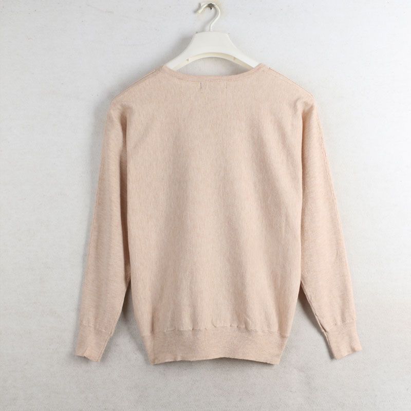 Sunshine House Autumn and Winter New Arrival Export Fashion Women's round-Collar Long-Sleeve Knitwear Plus Size Sweater Pullover