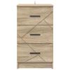Nightstand Sonoma Oak 38 x 38 x 66 cm Particleboard