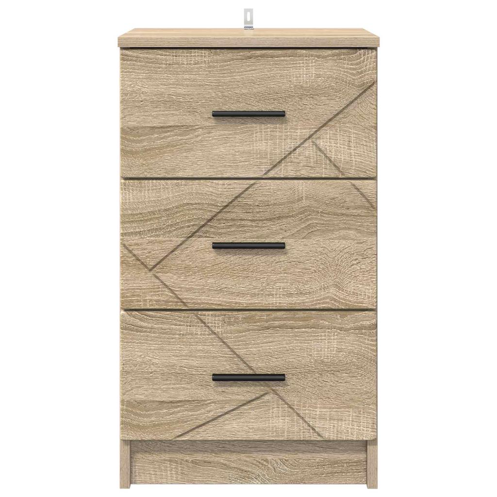 Nightstand Sonoma Oak 38 x 38 x 66 cm Particleboard