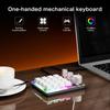 USB C Macro Keypad with 16-Key and 3 Knobs Programmable  Mechanical Gaming Keyboard for Efficiency Gaming and Office