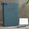 2027 Daily Planner Monthly Agenda, Vintage Sheepskin Texture Cover, Thick Paper Journal Notebook Book for Business Office And Personal Academic Task