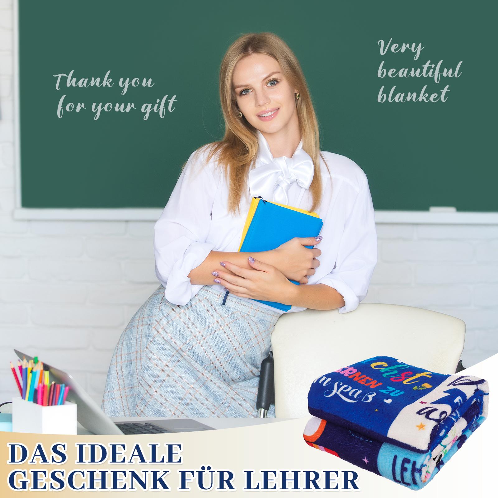 Geschenk FüR Lehrerin DankeschöN Geschenke FüR Frauen Lehrerin Geschenk Leichte Bedruckte Decke, 132 X 157 Cm Leichte Bedruckte Multicolor 1