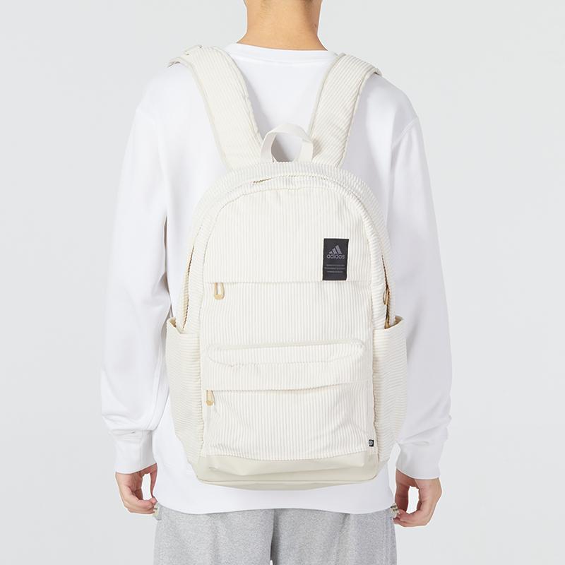Adidas Polyester Backpack Regular Unisex White Adidas HI3500