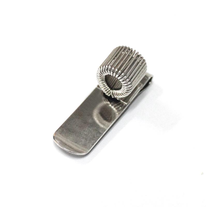 Portable Metal Pen Holder with Manganese Steel Spring Clip