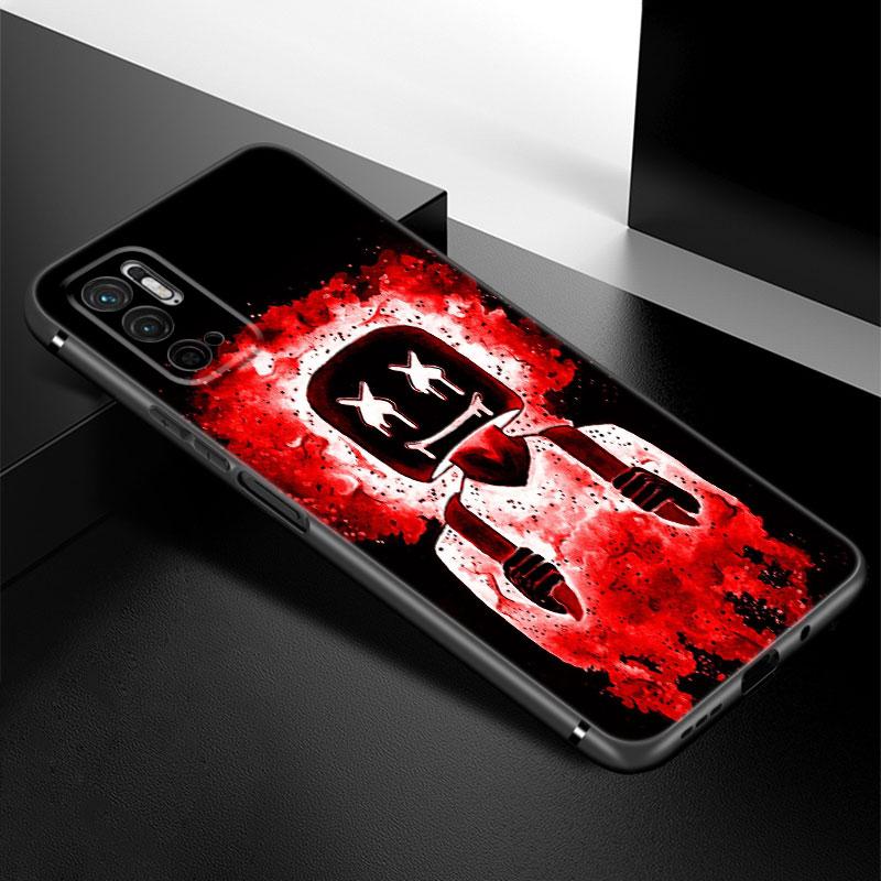 DJ Marshmallow Phone Case For Xiaomi Redmi Note 7 8 9 10 Lite 11 11E 11T 12 Pro 11S 4G 10T 5G 8T 9S 10S Soft TPU Black Cover