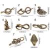 Brass Metal Handmade Cobra Animal Keyring Snake Shape Keychain Hand Bag Pendant Key Ring Tool