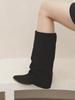 Lucy Crew Suede Women'S Long Boots Lc516_3Cm