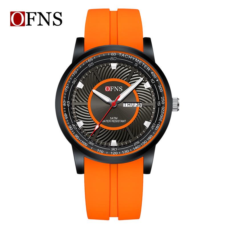 Oufanni Men's Waterproof Quartz Watch - Trendy, Fashionable Business Wristwatch