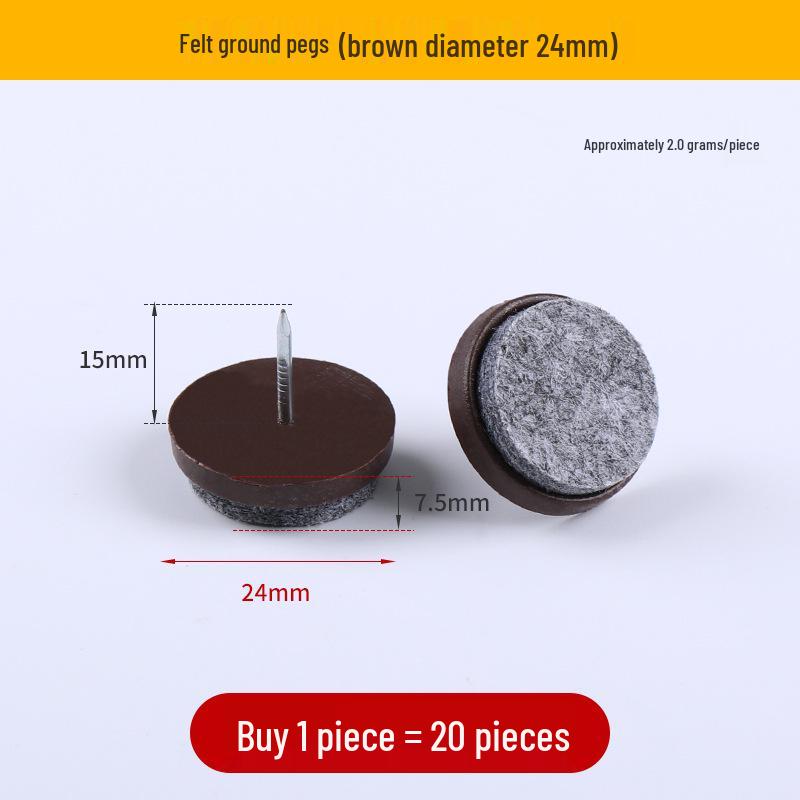 Moisture-Proof Felt Furniture Leg Pads for Tables and Chairs