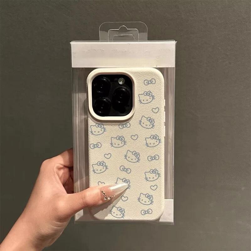 Lichee Pattern Hello Kitty Phone Case For OPPO A5X A3X A5 A3 Pro A60 A98 A79 A78 A58 A55 A54 A15 A16 A17 A52 A72 A74 A5S cover