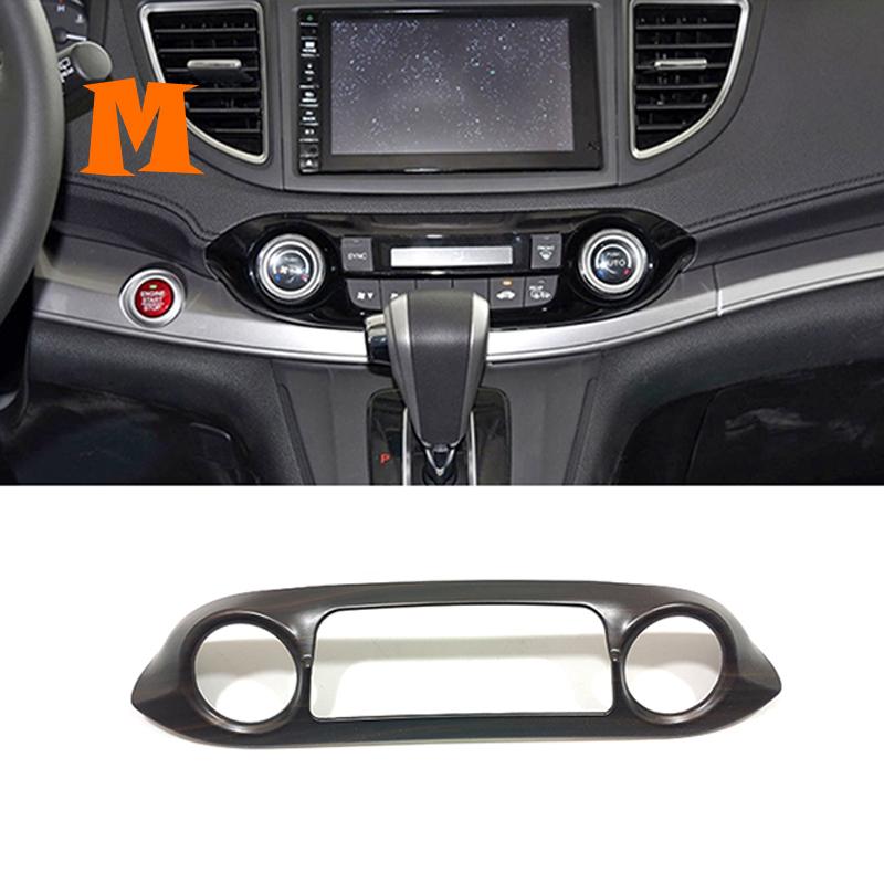 Für Honda CRV CR-V Pfirsich Holz Auto Klimaanlage AC Schalter Taste Aufkleber Abdeckung Trim 2012 13 14 15 2016 Styling