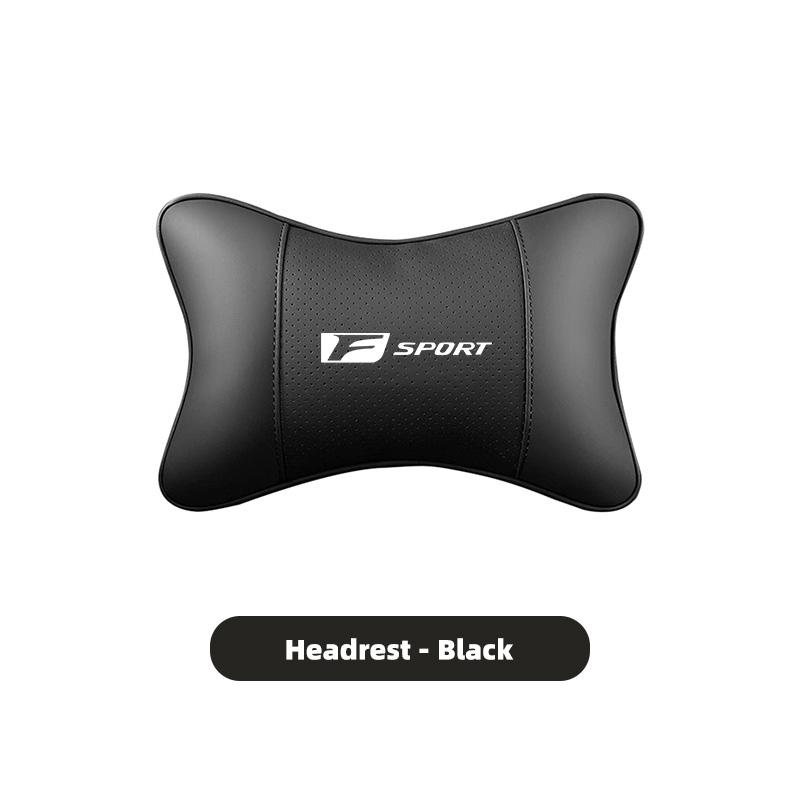 Car Leather Headrest Seat Waist Cushion Lumbar Pillow For Lexus F-SPORT ES RX NX LS UX LM LX GX LC RZ IS CT GS RC HS SC TX LBX