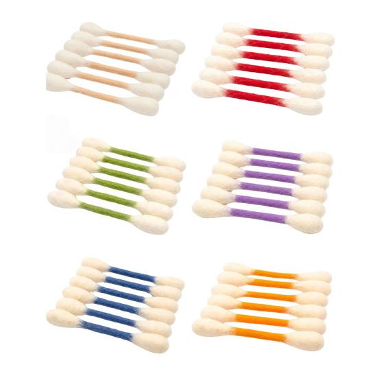 6Pcs Giant Swab Cat Toys Soft Swab Catnip Cat Kick Toys