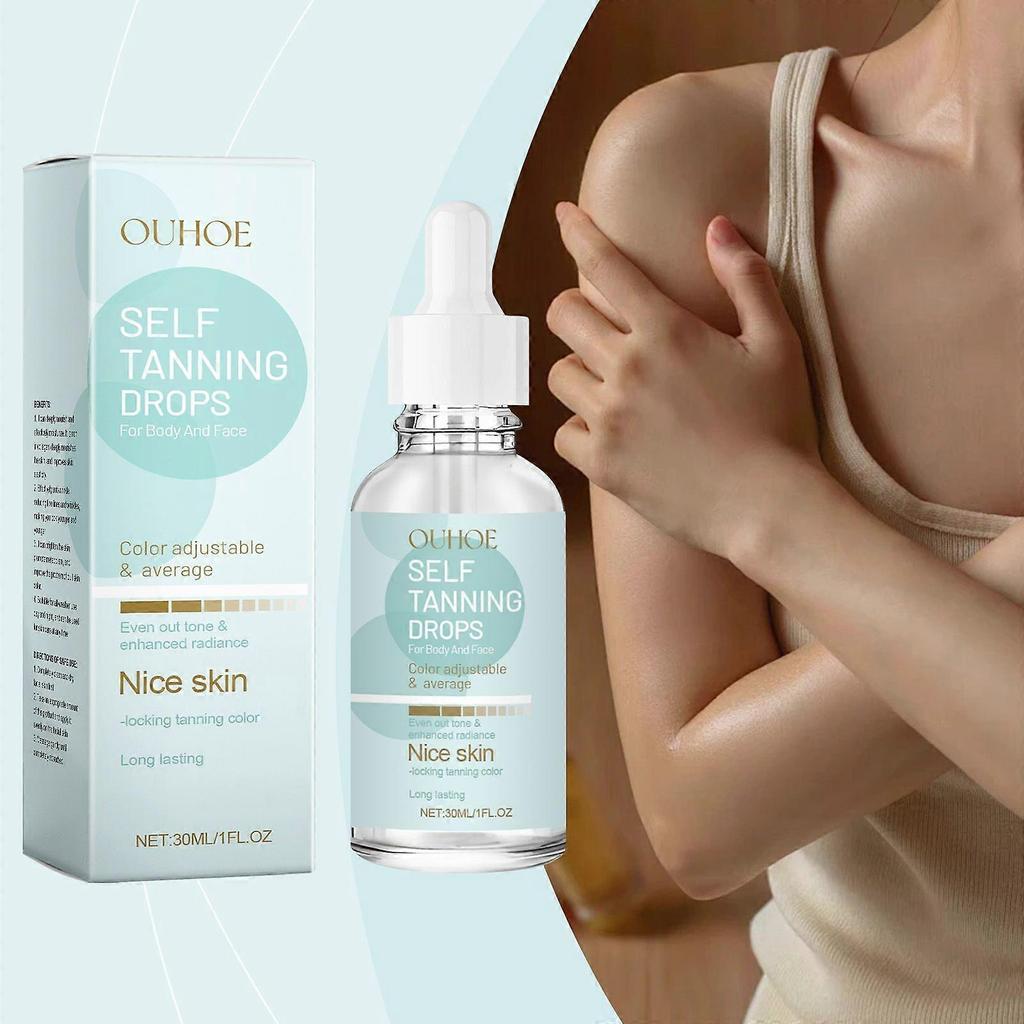 Ouhoe Sun-Assist Drops - Gentle And Moisturizing, Helps Darken Skin, Enhance Sun Tanning, Evens Skin Tone, Moisturizes, Care For Wheat-Colored Skin