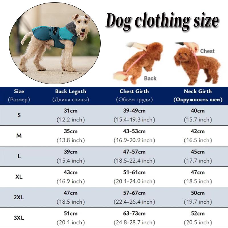 Dog Winter Jacket Small Medium Dogs High Fur Collar Dog Vest Coat Reflective Soft Padded Warm Dog Clothes Thicken Puppy Outfit