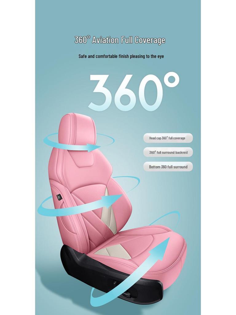 Dongfeng Venucia D50/R50/R30/T70/T90/D60/T60 Genuine Leather Car Seat Cover – Four Seasons Full Surround.