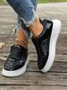Fashion Thick-soled Sequin Sneakers 2024 Spring and Autumn Trend Fashion Increased Casual Lightweight Comfortable Couple Sneakers