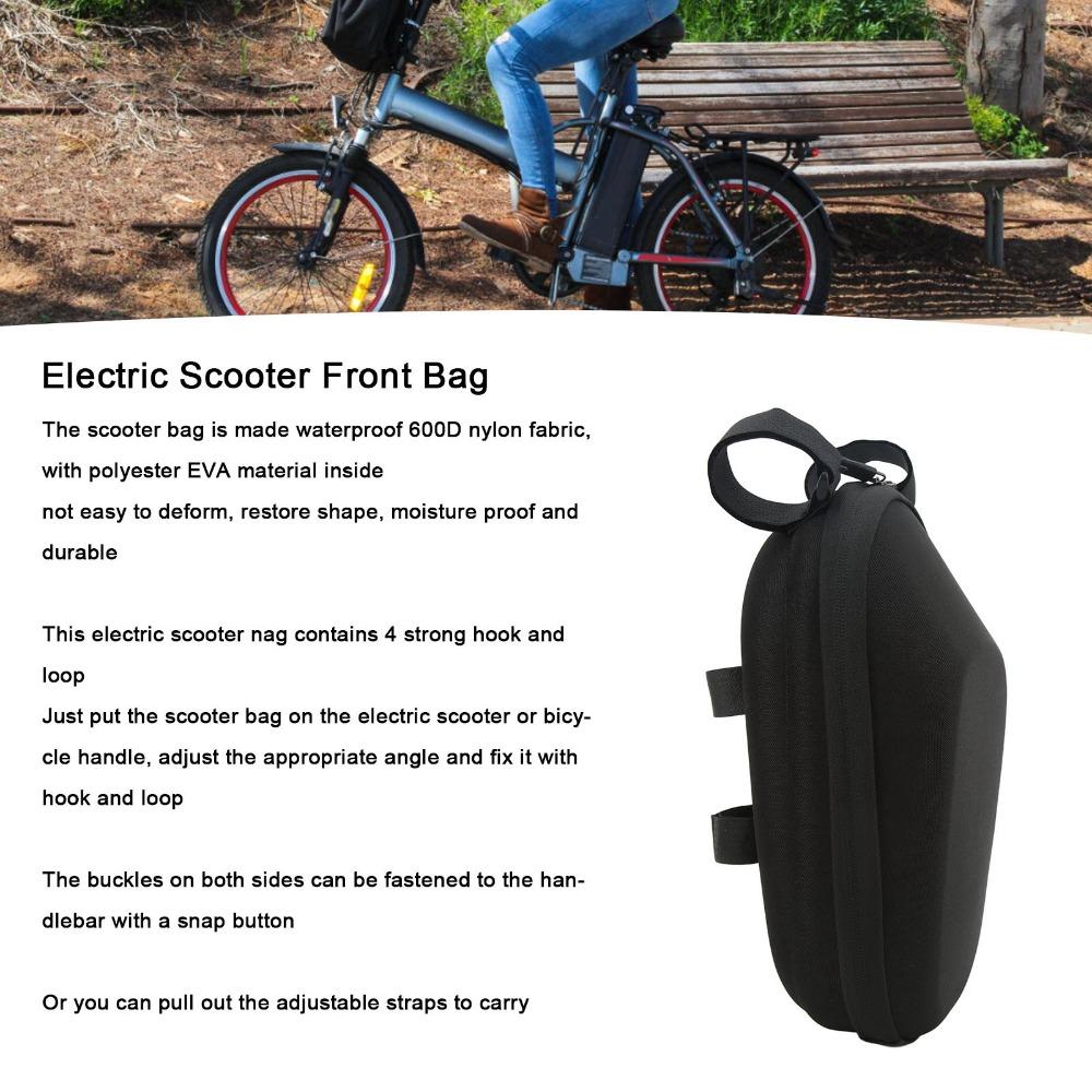 EVA Hard Shell Electric Scooter Front Bag Electric Scooter Front Storage Bag  Bike Front Storage