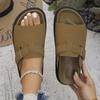 Fashion Women Lightweight Slippers New Open Toe Soft Cork Indoor Sandals Outdoor Beach Casual Shoes Platform Home Slippers Slides Women