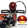 Motorcycle Tail Light 12V Halogen Moto Rear Lights Brake Stop Light For Harley Honda Cafe Racer Custom Bobber Chopper