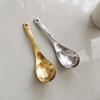 Stainless Steel Soup Spoon Simplicity Household Tableware Children's Soup Spoon Kitchen Tool High Appearance Level Dinner Scoop