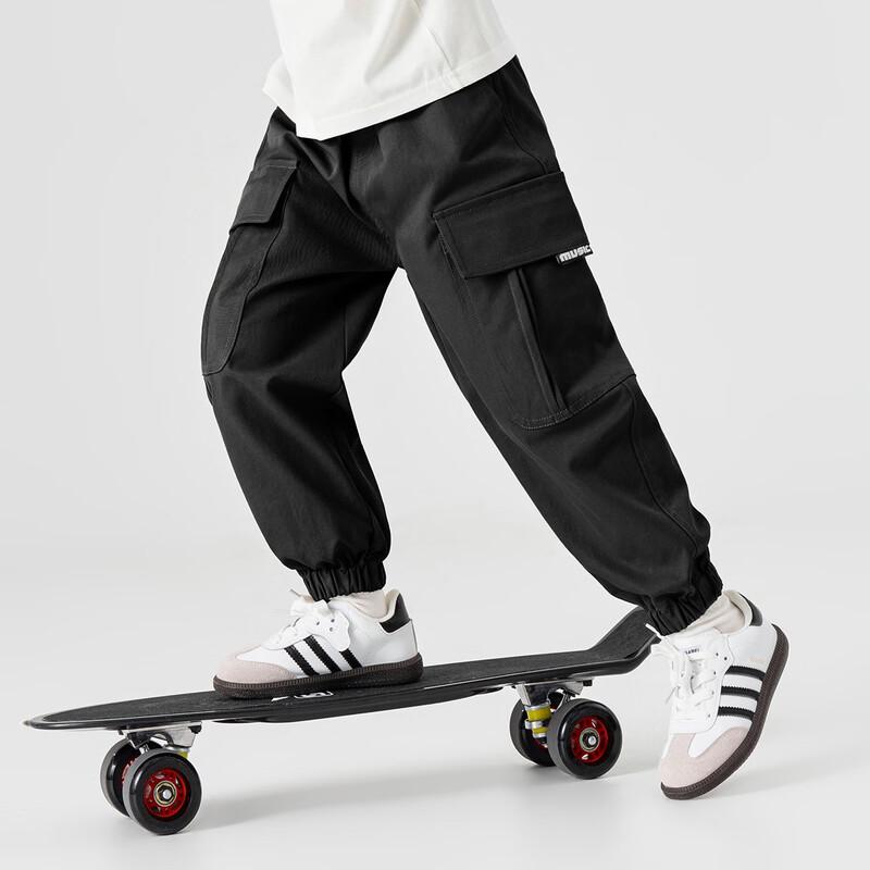 Boys  Loose Fit Durable Cargo Pants for Spring & Autumn 140