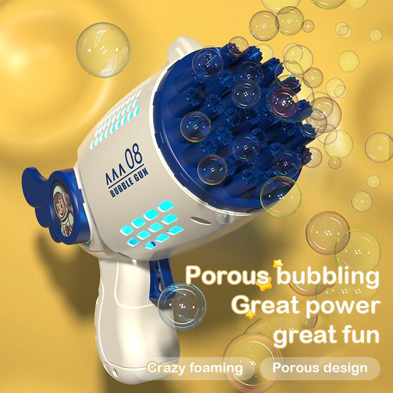 29 hole Fully automatic children's bubble machine luminous toy gift bubble gun bubble stick without battery wihtout bubble water