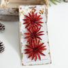 Glitter Artificial Christmas Flower DIY Xmas Decorative Flowers  HolidaySupplies