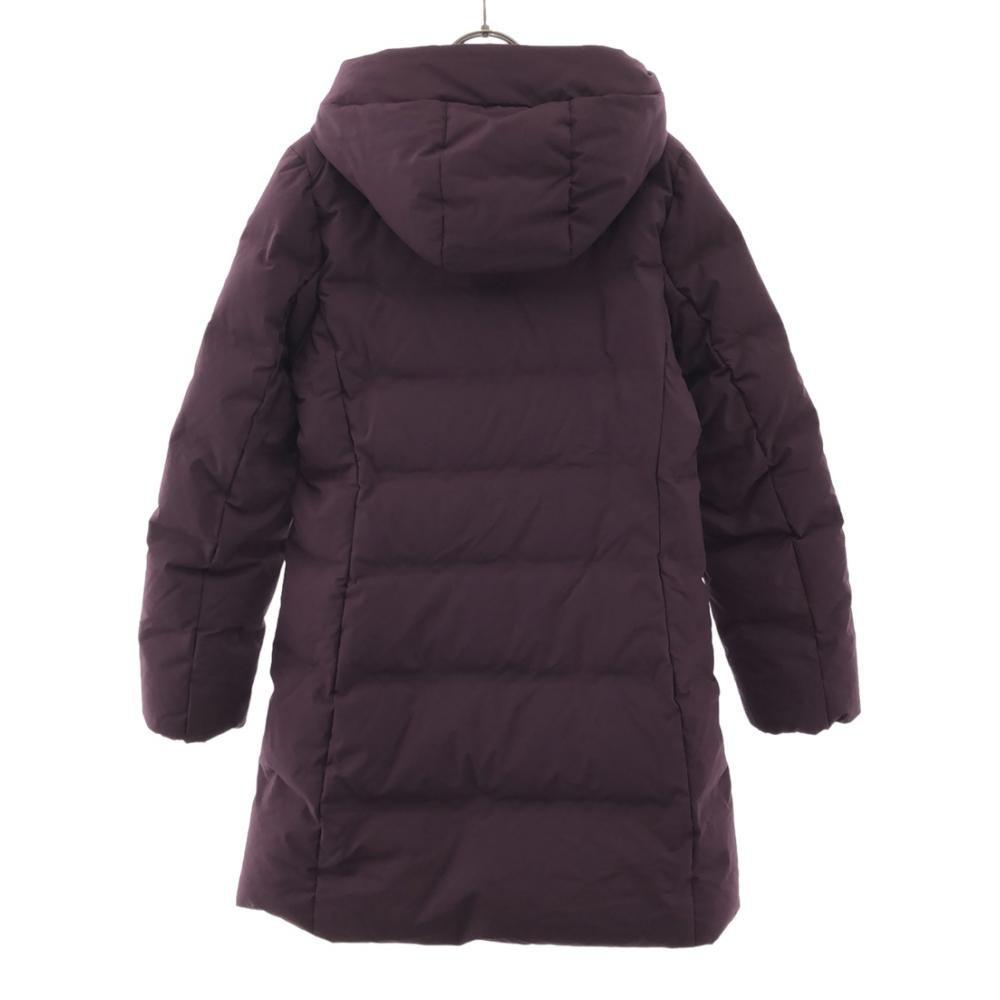 Uniqlo Бесшовное пуховое пальто S Фиолетовое Женское Б/У