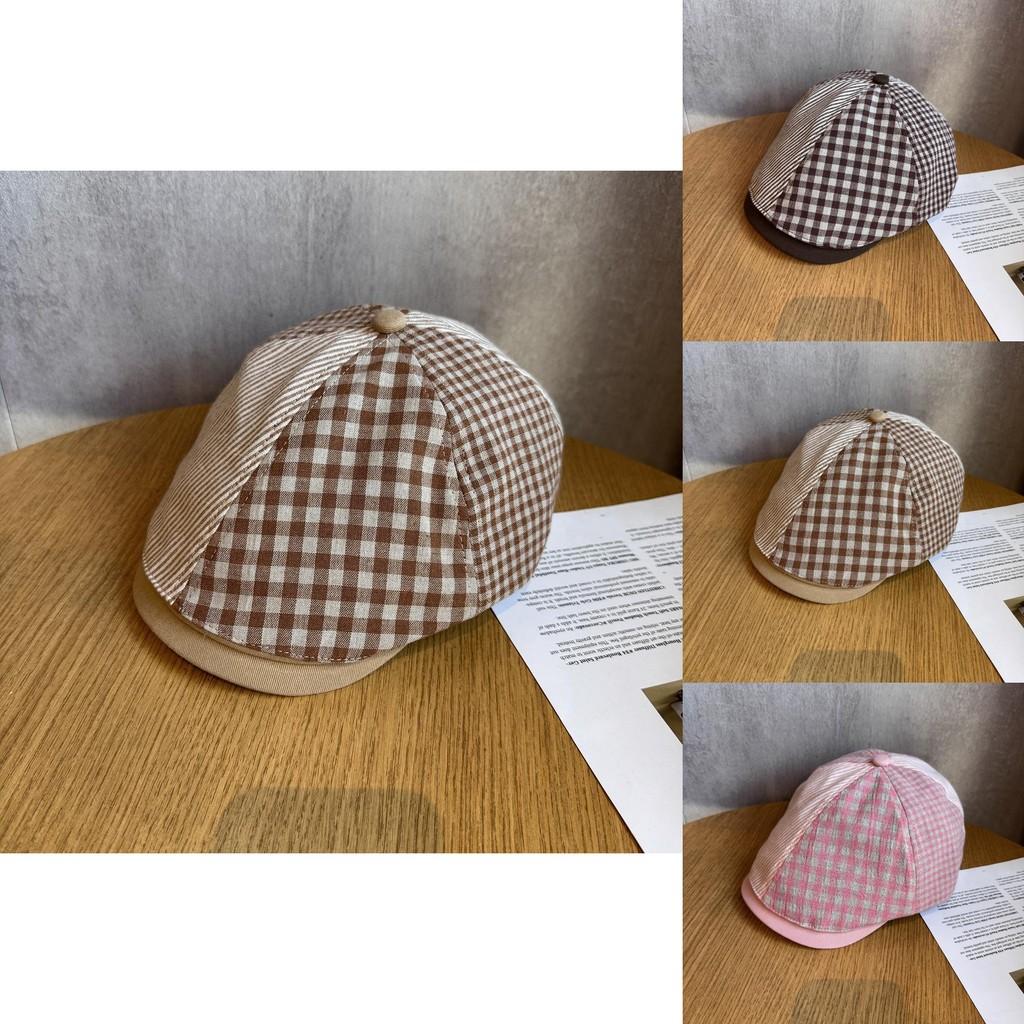 Retro Style Cotton Tilled Cap For Ladies With Sun Protection And Wind Resistance