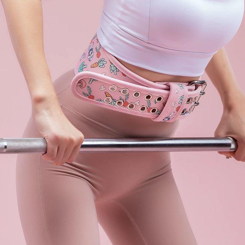 Qiu Qiao Self-discipline Rabbit Canvas Fitness Weightlifting Belt
