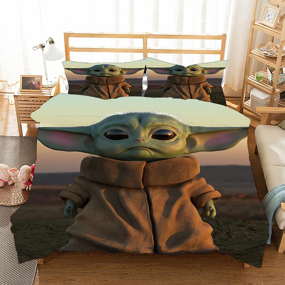 

Three-Piece Digital Printing Kit, Bedding, Cartoon Quilt Cover, Bed Sheet Four-Piece Set 90*190