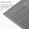1PC Silicone Dreno Pad Secagem Tapete Potes Prato Dreno Tapete Para Cozinha Talheres Tapetes Antiderrapantes Anti-escaldante Coaster Utensílios De Cozinha