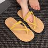 Fashion Clip Toe Women Flats Slippers Casual Designer Shoes Cozy Walking Fashion Shoes Woman Dress Sandals 2025 Summer Female Zapatillas
