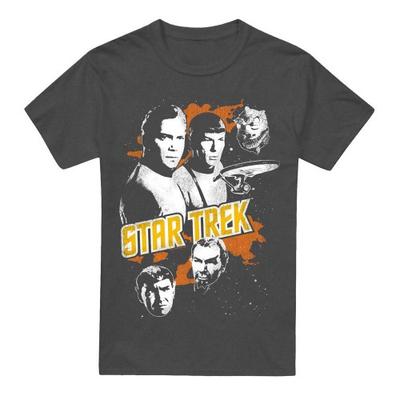 STAR TREK Unisex Adult Good Vs Evil Graphic T-Shirt