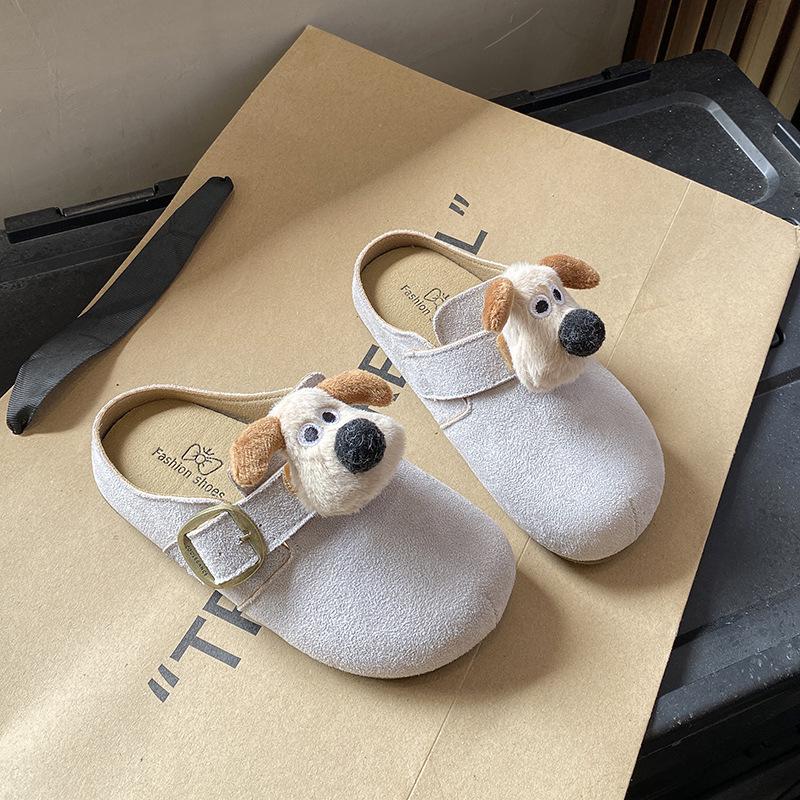 Boys' Soft-Soled Birkenstock Cartoon Spring Closed-Toe Slippers - Cute New Style 2026 Outdoor Wear
