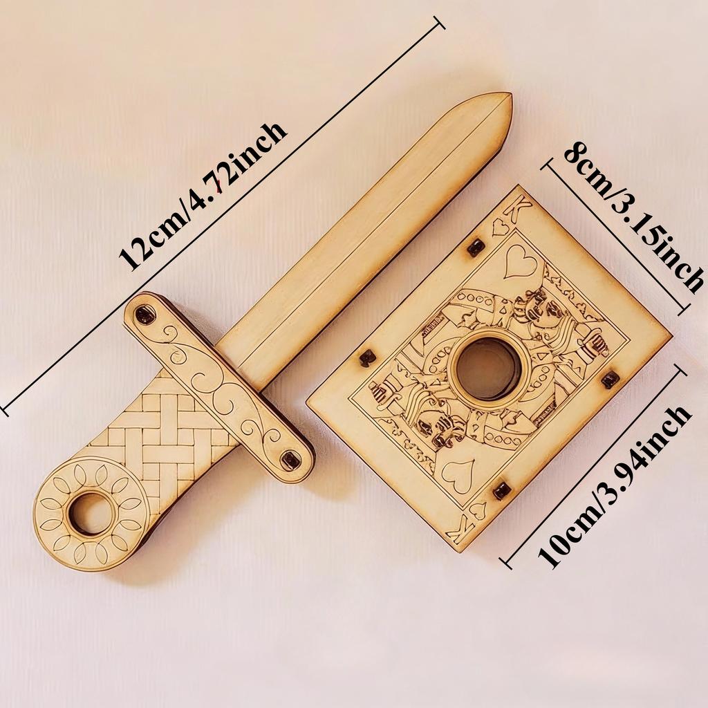 3D Puzzles Magic Kit for Adults Magic Tricks Model Kit Handcrafted Wooden Building Kit Desk Magic Gift for Men Women Kids