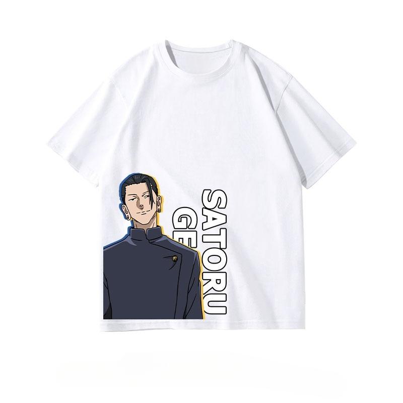 Anime TShirt Gojo Satoru Itou Yuuji Suguru Getou Style Unisex Casual Cotton Harajuku Loose Top Street Style Couple Y2K