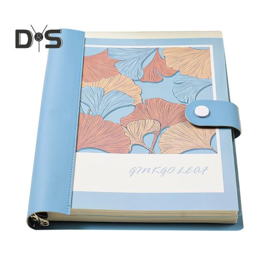 A5 B5 Binder-Notizbuch, 120 Seiten, Kunstledereinband, gefüttert, Loseblatt-Notizbuch, Metallverschluss, persönliches Tagebuch