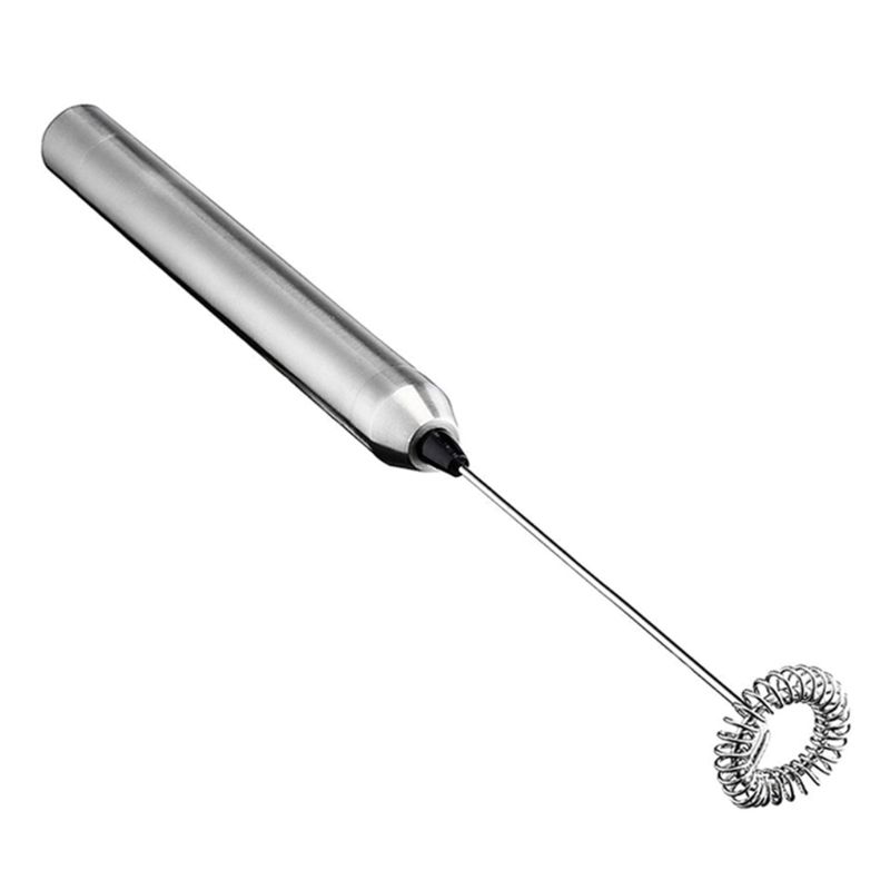 Портативный электрический ручной миксер с насадками-венчиками из нержавеющей стали — фото 4