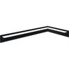 Vent Cover LUFT corner right 40x80x9 graphite Slim
