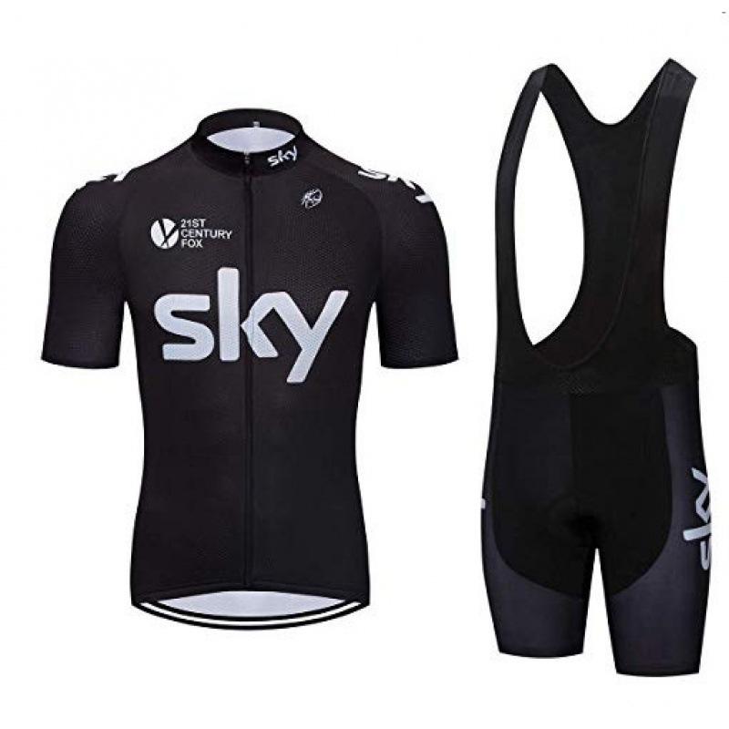 Outdoor cycling suit Tour de France cycling suit short-sleeved summer suit men's road bike mountain bike cycling shirt breathable