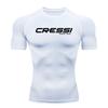 Herren Surfen Sonnenschutz Taucheranzug Hautschutz T-Shirt Badeanzug Eng Kurzärmelig Schwimmen Schwimmend UV
